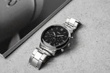 Buy Shop Fossil Neutra Chronograph Black Dial Silver Steel Strap Watch for Men - FS5384 USA Online