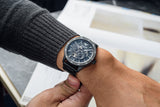 Buy Shop Emporio Armani Meccanico Automatic Black Dial Black Steel Strap Watch For Men - AR60054 USA Online