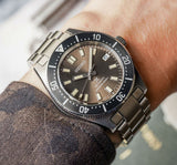 Buy Shop Seiko Prospex 55th Anniversary Edition Brown Dial Silver Steel Strap Watch For Men - SPB145J1 USA Online