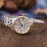 Buy Shop Tissot Chemin Des Tourelles Powermatic 80 Lady Mother of Pearl White Dial Two Tone Steel Strap Watch For Women - T099.207.22.118.00 USA Online