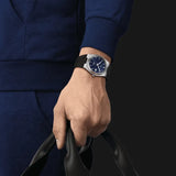 Buy Shop Tissot PRX Powermatic 80 Blue Dial Black Rubber Strap Watch for Men - T137.407.17.041.00 USA Online