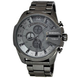 Buy Shop Diesel Mega Chief Chronograph Grey Dial Grey Steel Strap Watch for Men - DZ4282 USA Online