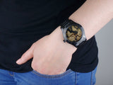 Buy Shop Michael Kors Layton Pave Black Dial Black Steel Strap Watch for Women - MK6091 USA Online