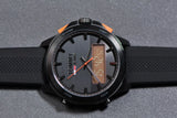 Buy Shop Tommy Hilfiger Jeans Analog Black Dial Black Silicone Strap Watch For Men - 1791763 USA Online