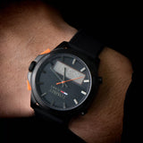 Buy Shop Tommy Hilfiger Jeans Analog Black Dial Black Silicone Strap Watch For Men - 1791763 USA Online