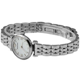 Buy Shop Emporio Armani Gianni T Bar Mother of Pearl Dial Silver Steel Strap Watch For Women - AR1688 USA Online