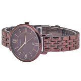 Buy Shop Fossil Jacqueline Brown Dial Brown Steel Strap Watch for Women - ES4100 USA Online