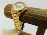 Buy Shop Michael Kors Slim Runway Gold Dial Gold Steel Strap Watch for Women - MK3477 USA Online