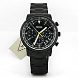 Buy Shop Fossil Goodwin Chronograph Black Dial Black Steel Strap Watch for Men - FS5413 USA Online