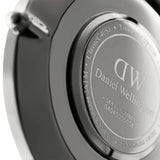 Buy Shop Daniel Wellington Classic Sheffield White Dial Black Leather Strap Watch For Women - DW00100053 USA Online