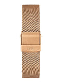 Buy Shop Daniel Wellington Classic Petite Melrose White Dial Rose Gold Mesh Bracelet Watch For Women - DW00100163 USA Online
