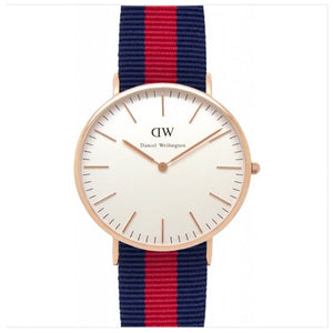Buy Shop Daniel Wellington Classic Oxford White Dial Two Tone NATO Strap Watch For Men - DW00100001 USA Online