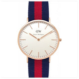 Buy Shop Daniel Wellington Classic Oxford White Dial Two Tone NATO Strap Watch For Men - DW00100001 USA Online