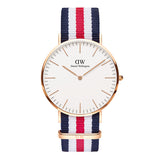 Buy Shop Daniel Wellington Classic Canterbury White Dial Two Tone Nylon Strap Watch For Men - DW00100002 USA Online