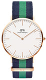 Buy Shop Daniel Wellington Classic Warwick White Dial Two Tone Nylon Strap Watch for Men - DW00100005 USA Online