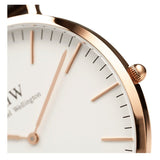 Buy Shop Daniel Wellington Classic Glasgow White Dial Two Tone NATO Strap Watch for Men - DW00100004 USA Online