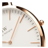 Buy Shop Daniel Wellington Classic St Mawes White Dial Brown Leather Strap Watch For Men - DW00100006 USA Online