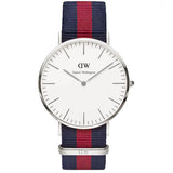 Buy Shop Daniel Wellington Classic Oxford White Dial Two Tone Nylon Strap Watch For Men - DW00100015 USA Online