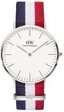 Buy Shop Daniel Wellington Classic Cambridge White Dial Two Tone Nylon Strap Watch For Men - DW00100017 USA Online
