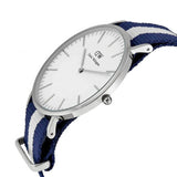 Buy Shop Daniel Wellington Classic Glasgow White Dial Two Tone NATO Strap Watch For Men - DW00100018 USA Online