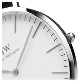 Buy Shop Daniel Wellington Classic Warwick White Dial Two Tone Nylon Strap Watch for Men - DW00100019 USA Online