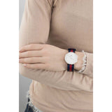 Buy Shop Daniel Wellington Classic Oxford White Dial Two Tone NATO Strap Watch For Women - DW00100029 USA Online