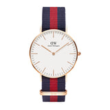 Buy Shop Daniel Wellington Classic Oxford White Dial Two Tone NATO Strap Watch For Women - DW00100029 USA Online