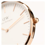 Buy Shop Daniel Wellington Classic St. Mawes White Dial Brown Leather Strap Watch for Men - DW00100035 USA Online