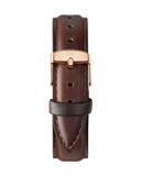 Buy Shop Daniel Wellington Classic Bristol White Dial Brown Leather Strap Watch For Women - DW00100039 USA Online