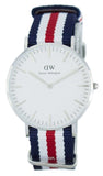 Buy Shop Daniel Wellington Classic Canterbury White Dial Two Tone NATO Strap Watch For Women - DW00100051 USA Online