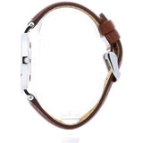 Buy Shop Daniel Wellington St Mawes White Dial Brown Leather Strap Watch For Men - DW00100052 USA Online