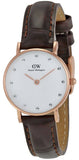 Buy Shop Daniel Wellington Classy York White Dial Brown Leather Strap Watch For Women - DW00100061 USA Online