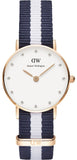 Buy Shop Daniel Wellington Classy Glasgow White Dial Two Tone Nylon Strap Watch For Women - DW00100066 USA Online