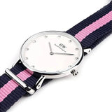 Buy Shop Daniel Wellington Classy Winchester White Dial Two Tone NATO Strap Watch For Women - DW00100073 USA Online
