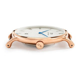 Buy Shop Daniel Wellington Dapper Bristol White Dial Brown Leather Strap Watch For Men - DW00100086 USA Online