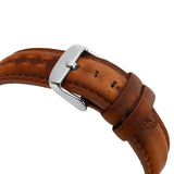 Buy Shop Daniel Wellington Dapper Durham White Dial Brown Leather Strap Watch For Men - DW00100116 USA Online