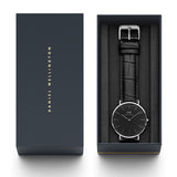Buy Shop Daniel Wellington Classic Reading Black Dial Black Leather Strap Watch For Men - DW00100135 USA Online