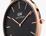 Buy Shop Daniel Wellington Classic Cornwall Black Dial Black Nylon Strap Watch For Women - DW00100148 USA Online
