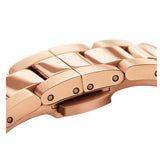 Buy Shop Daniel Wellington Iconic Link Analog Black Dial Rose Gold Steel Strap Watch For Women - DW00100214 USA Online