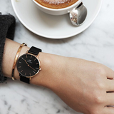 Buy Shop Daniel Wellington Classic Petite Cornwall Black Dial Black NATO Strap Watch For Women - DW00100215 USA Online