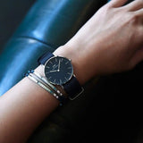 Buy Shop Daniel Wellington Classic Petite Cornwall Black Dial Black NATO Strap Watch For Women - DW00100216 USA Online