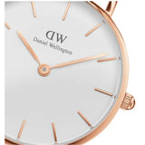 Buy Shop Daniel Wellington Classic Petite St Mawes White Dial Brown Leather Strap Watch For Women - DW00100231 USA Online