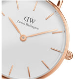 Buy Shop Daniel Wellington Classic Petite White Dial Rose Gold Mesh Bracelet Watch For Women - DW00100219 USA Online