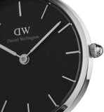 Buy Shop Daniel Wellington Classic Petite Bristol Black Dial Brown Leather Strap Watch For Women - DW00100233 USA Online