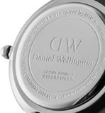 Buy Shop Daniel Wellington Classic Petite Reading White Dial Black Leather Strap Watch For Women - DW00100241 USA Online