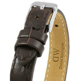 Buy Shop Daniel Wellington Classic Petite York White Dial Brown Leather Strap Watch For Women - DW00100244 USA Online