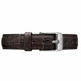 Buy Shop Daniel Wellington Classic Petite York White Dial Brown Leather Strap Watch For Women - DW00100244 USA Online