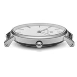 Buy Shop Daniel Wellington Classic Petite York White Dial Brown Leather Strap Watch For Women - DW00100244 USA Online