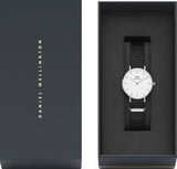 Buy Shop Daniel Wellington Classic Petite Cornwall White Dial Black Nylon Strap Watch For Women - DW00100252 USA Online