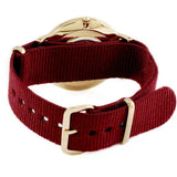 Buy Shop Daniel Wellington Classic Roselyn White Dial Maroon Nylon Strap Watch For Women - DW00100267 USA Online